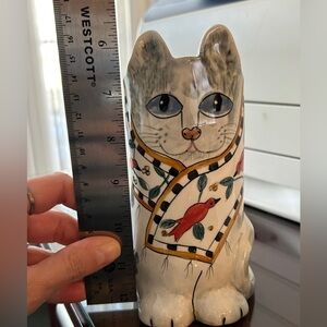 Susan Paley “Granny Cat” Ceramic Vase